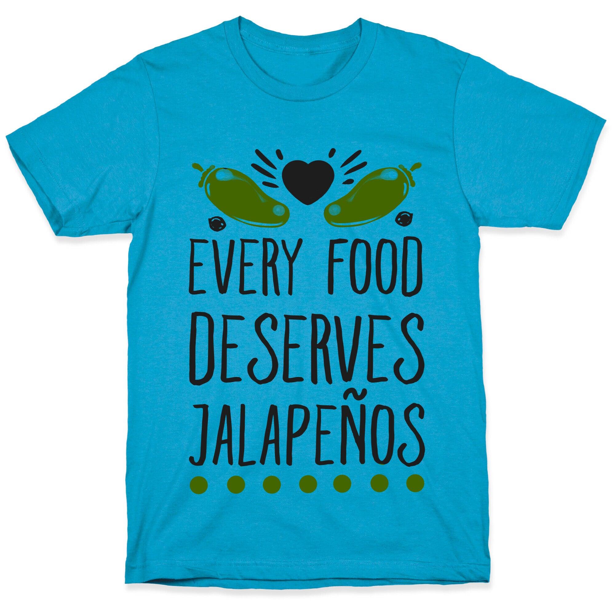 Every Food Deserves Jalapeños Unisex Triblend Tee